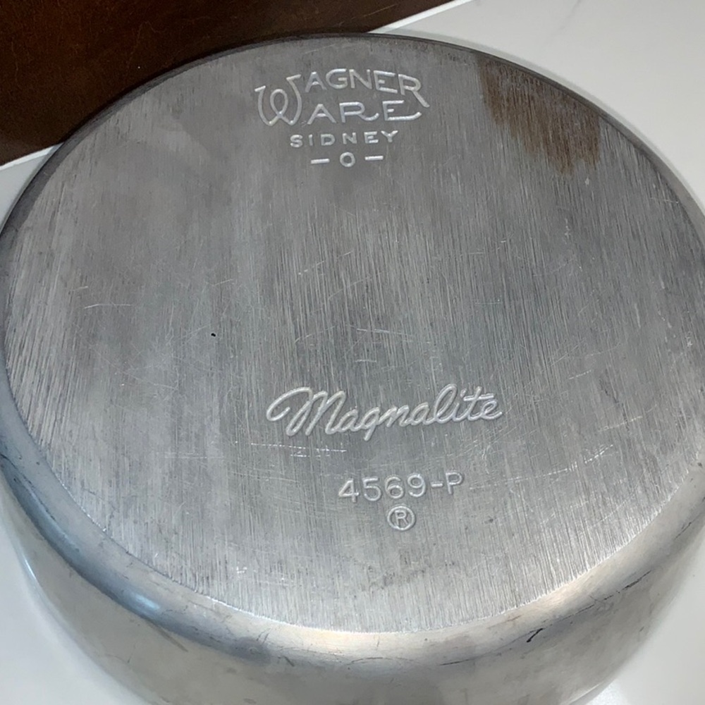 Wagner Ware Magnalite Deep Chicken Fryer Skillet With Lid 4569P Sydney O Vintage - Picture 7 of 9